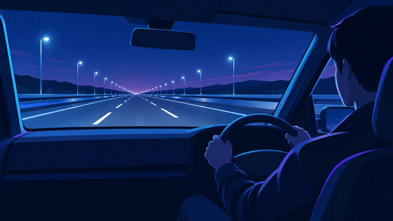 高速道路の運転（イメージ図）