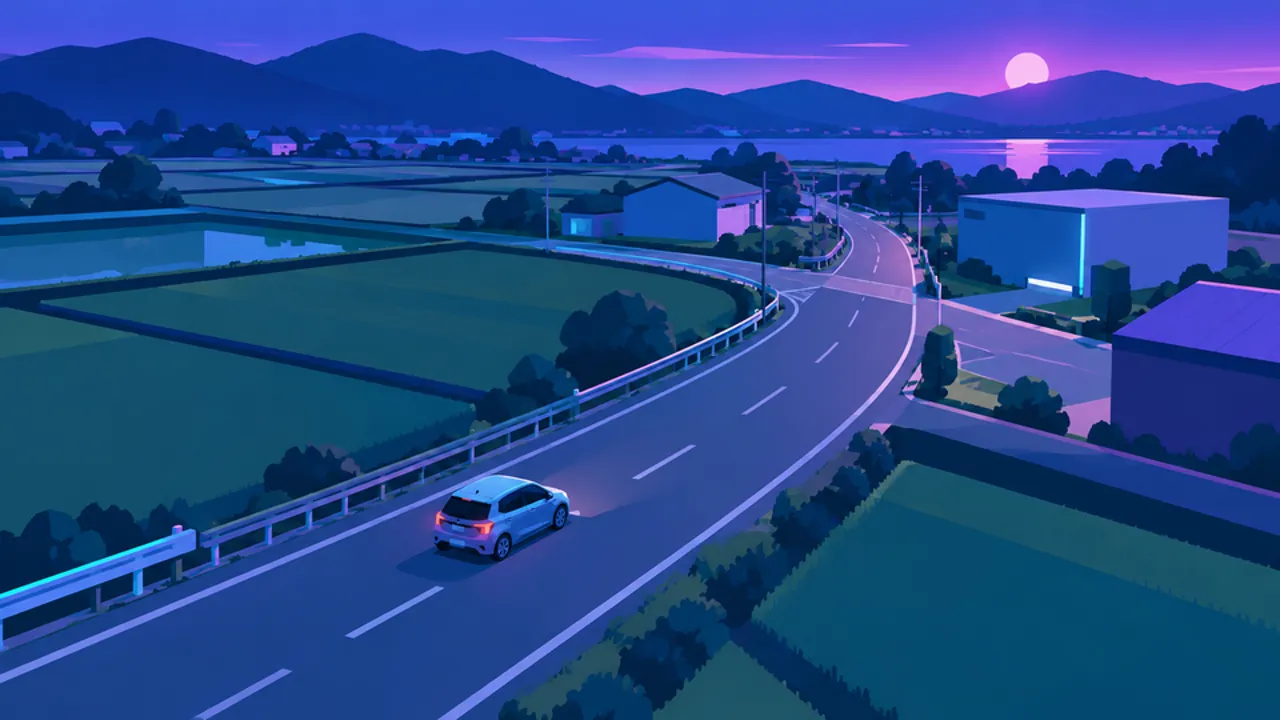 下道の走行（イメージ図）